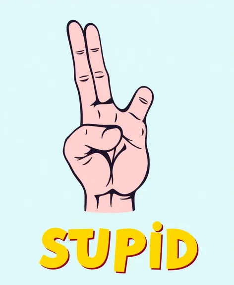 stupid in sign language