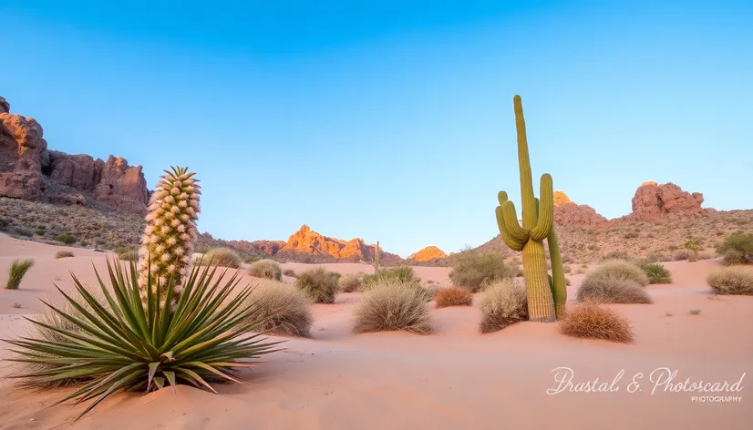 yucca plant desert stalk