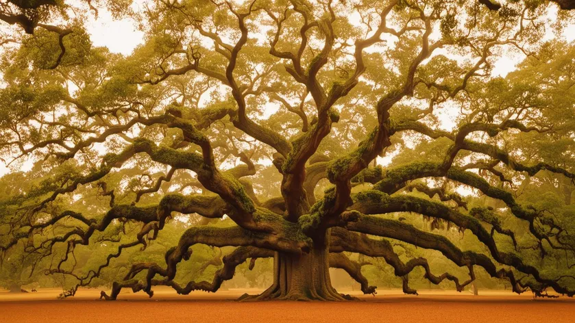 angel oak tree photos