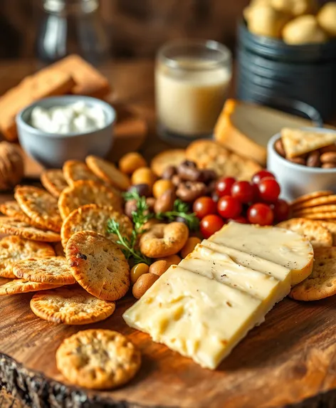 cheese and cracker platter