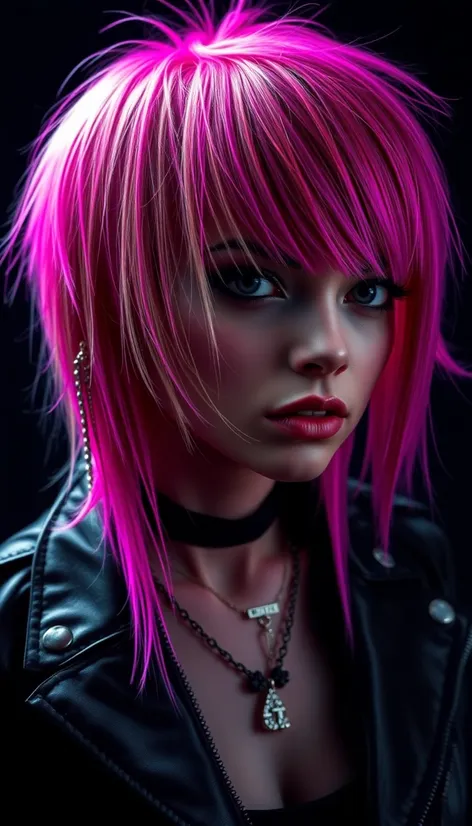 goth punk hairstyles