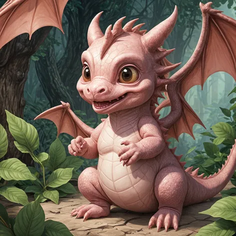 baby dragon in a