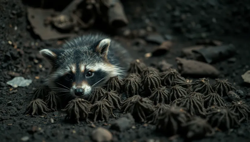 raccoon droppings images