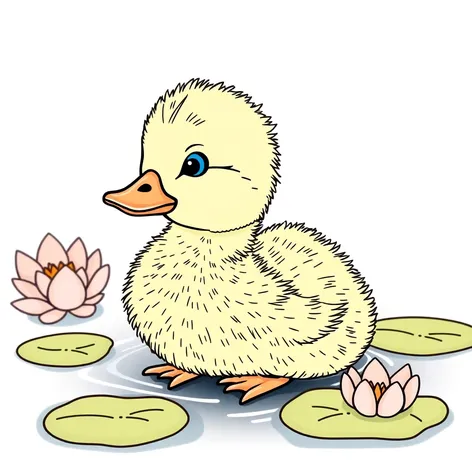 duckling coloring page