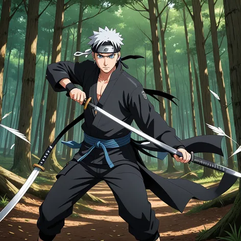 Naruto style ninja with