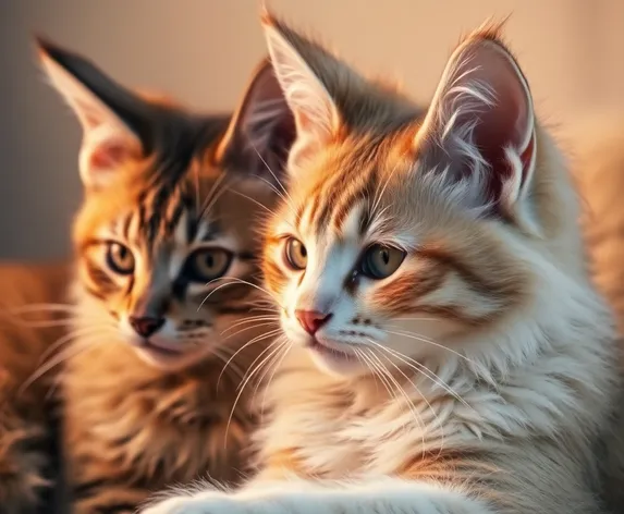 large eared domestic cats