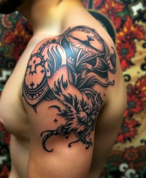 male tattoo designs shoulder