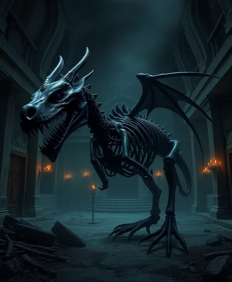 black dragon skeleton