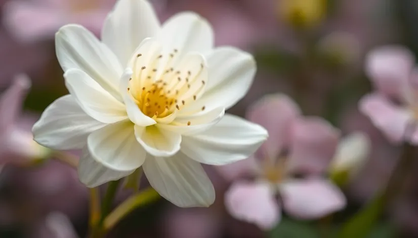 white wax flower