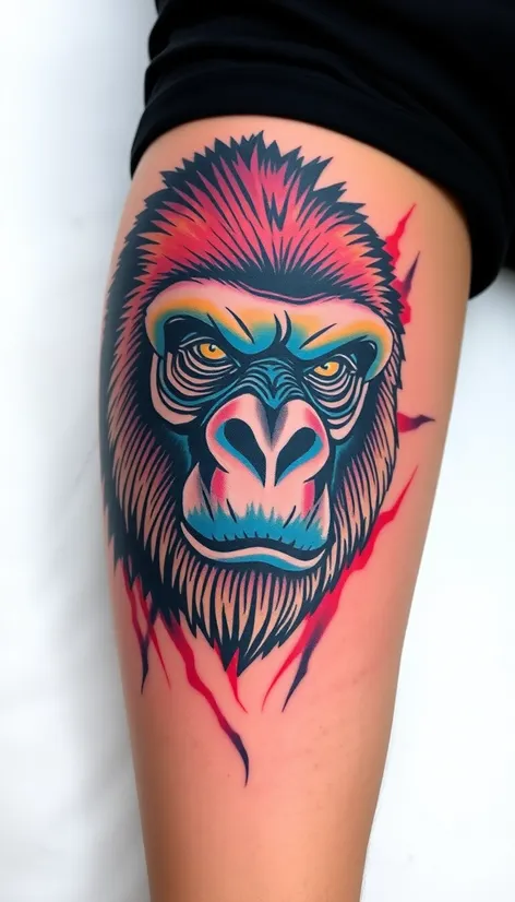 gorilla tattoo