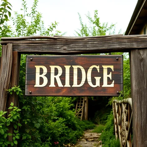 narrow bridge sign