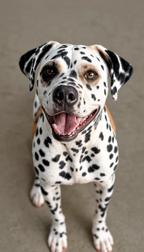 pitbull dalmatian mix