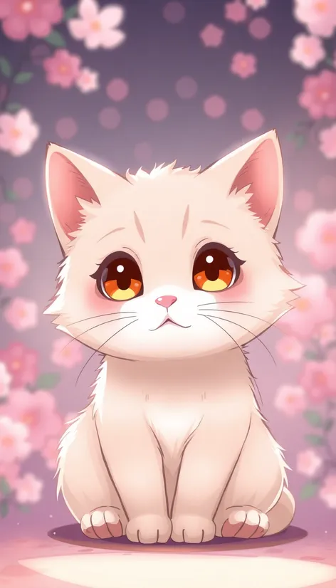 anime cat cute drawings