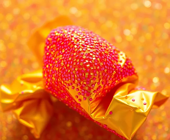 gold wrapped candy