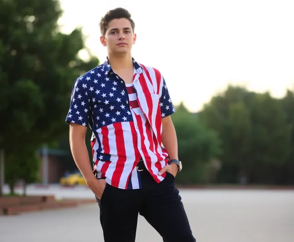 american flag shirt