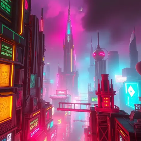 surreal city