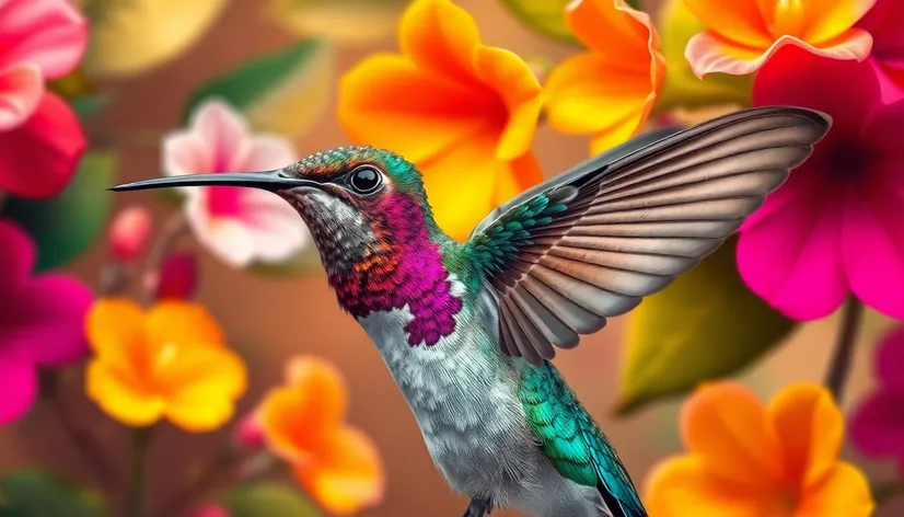 hummingbird painting