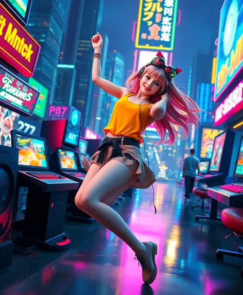 dancing gaming girl free