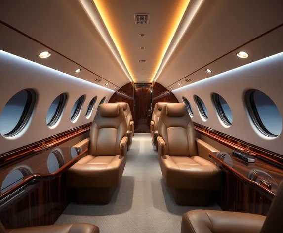 private jet interior