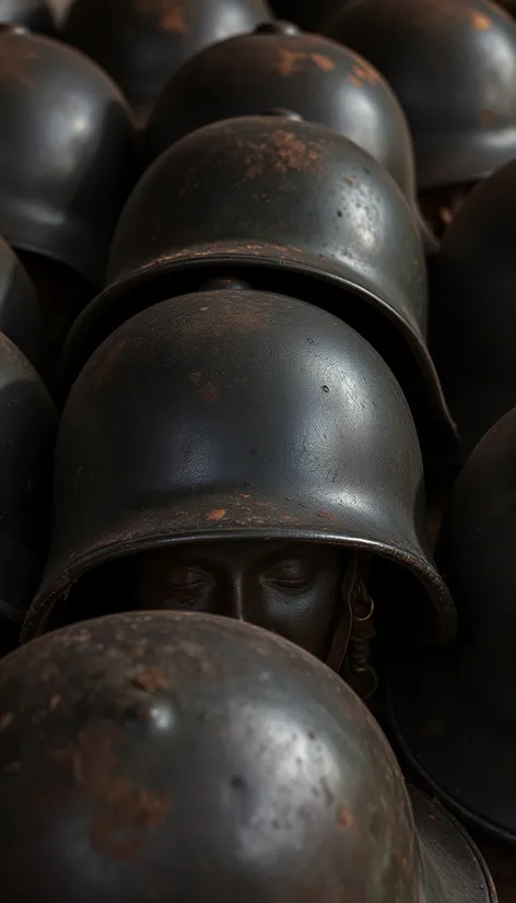 second world war helmets