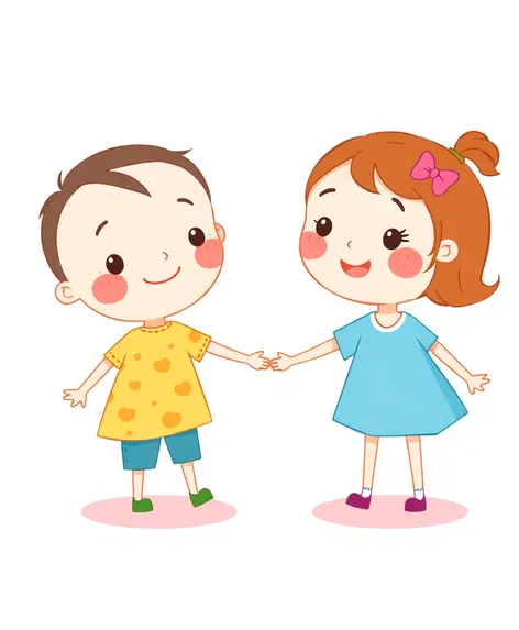 holding hands clipart