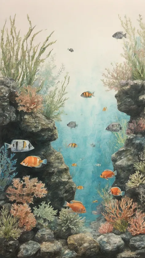 aquarium drawing