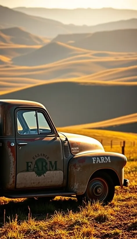 agricultral farm truck logo