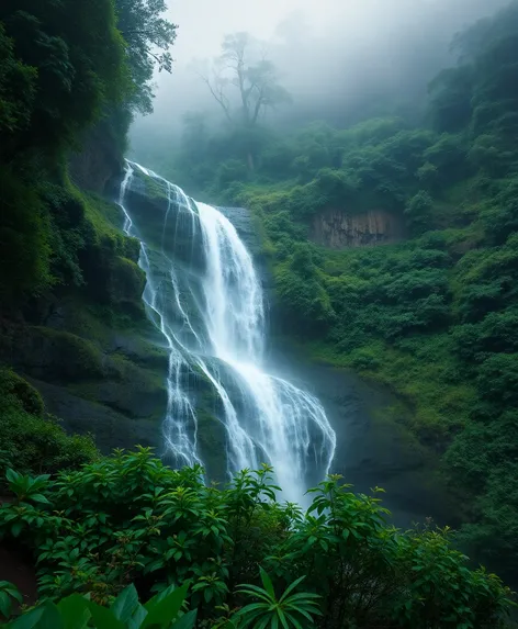 wallpaper waterfall nature