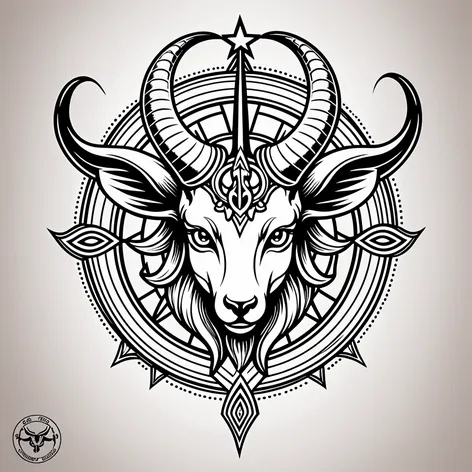 Kawaii baphomet demon goat