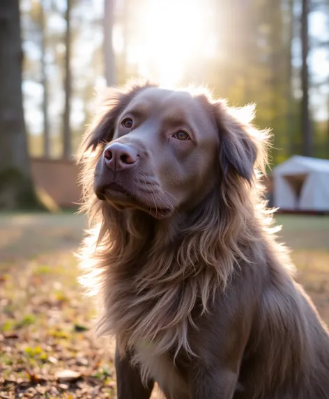 long haired pitbull