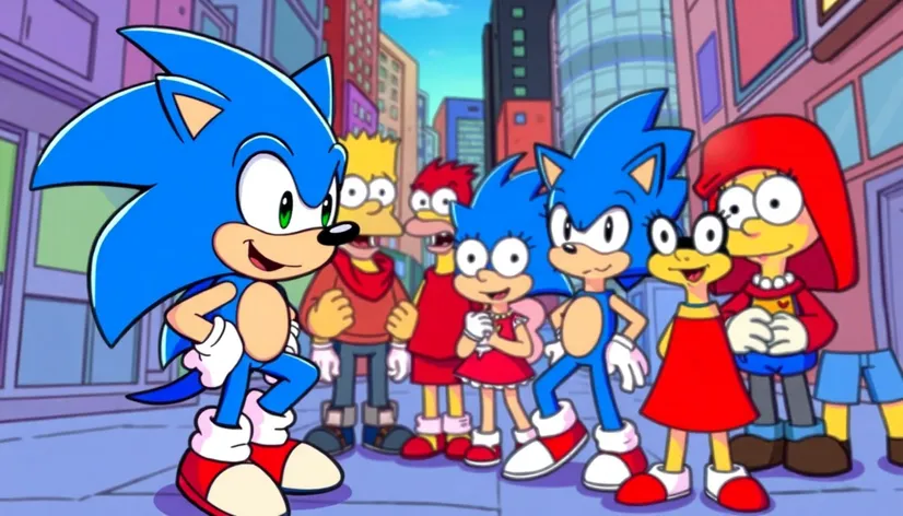 sonic the simpsons