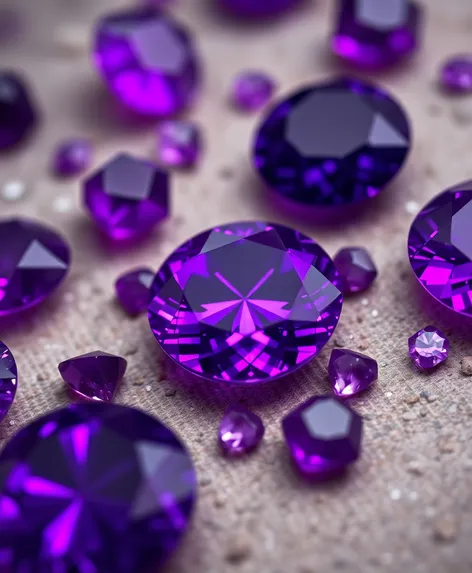 violet gemstones