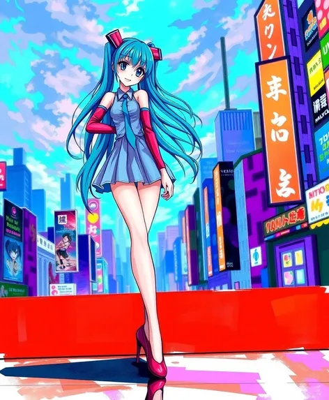 hatsune miku high heels