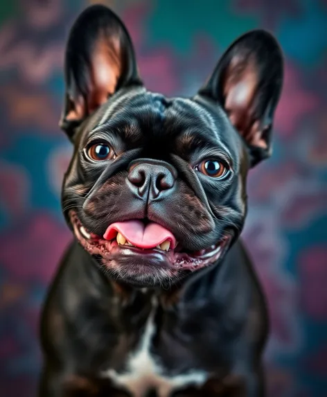 black french bulldog