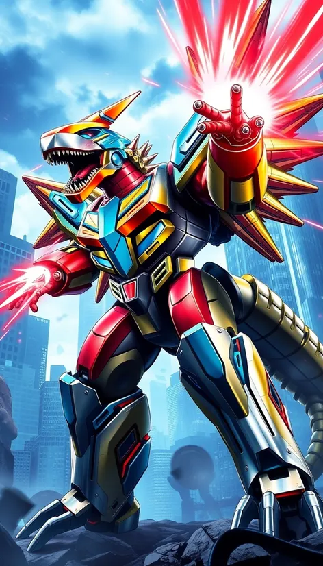 mmpr dino megazord