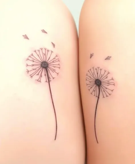 dandelion tattoos