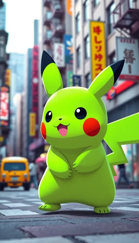 green pikachu