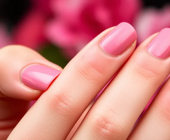 nails pink nude