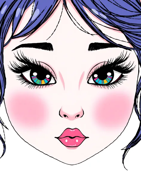 lashes clipart