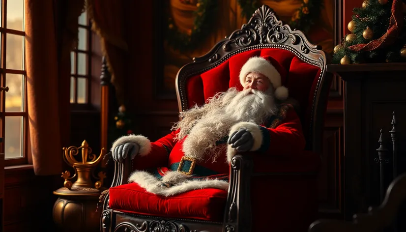 santa claus chair