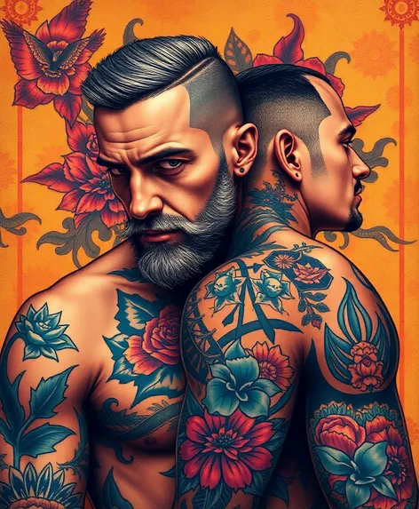 model men tattoo