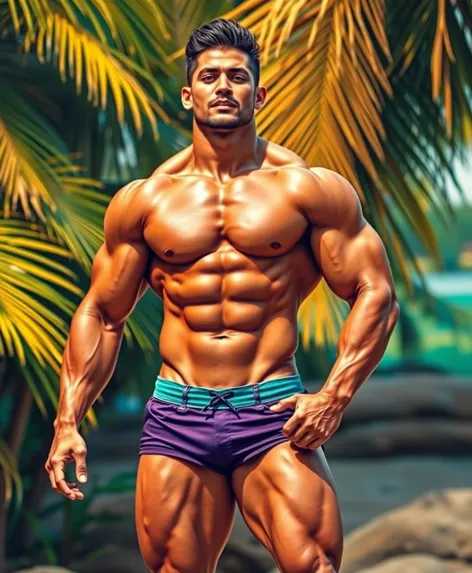 latino muscle men