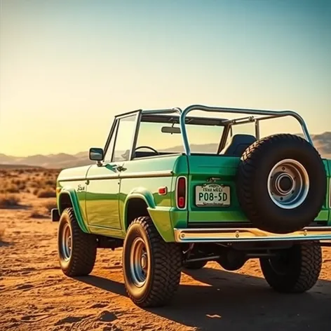 mint green ford bronco