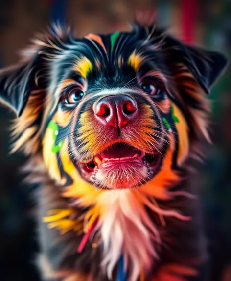 puppy face paint