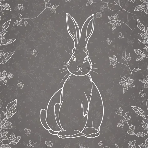 bunny outline