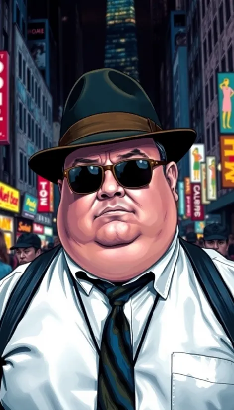 fat guy in fedora