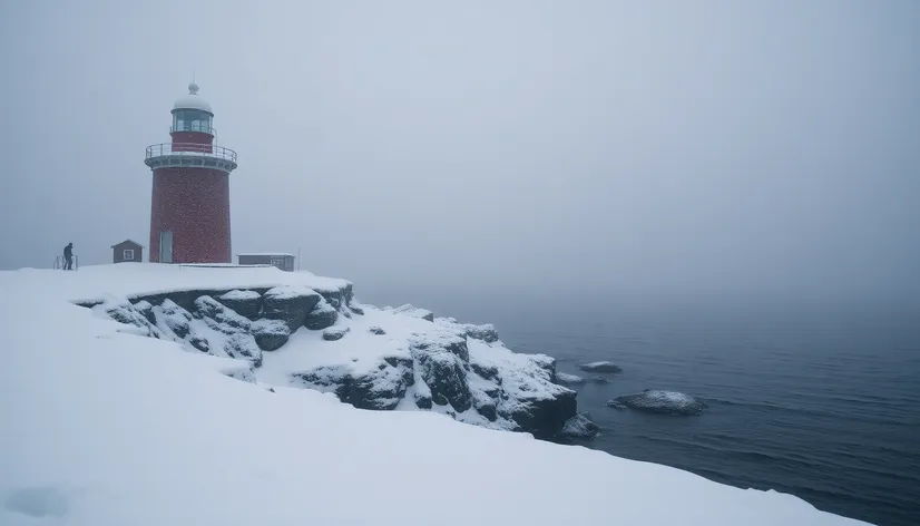 winter lighthouse