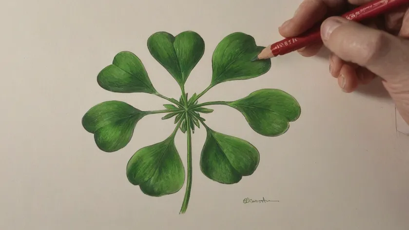 clover drawing