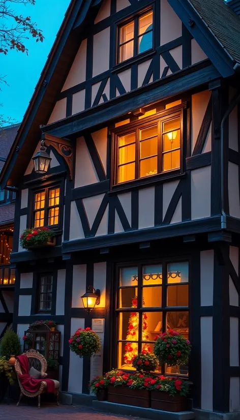 half timbered house