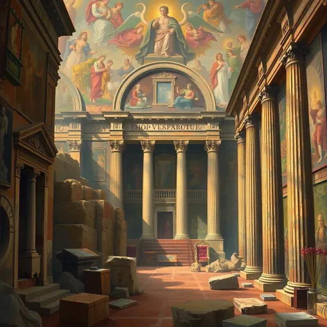 vintage roman paintings for